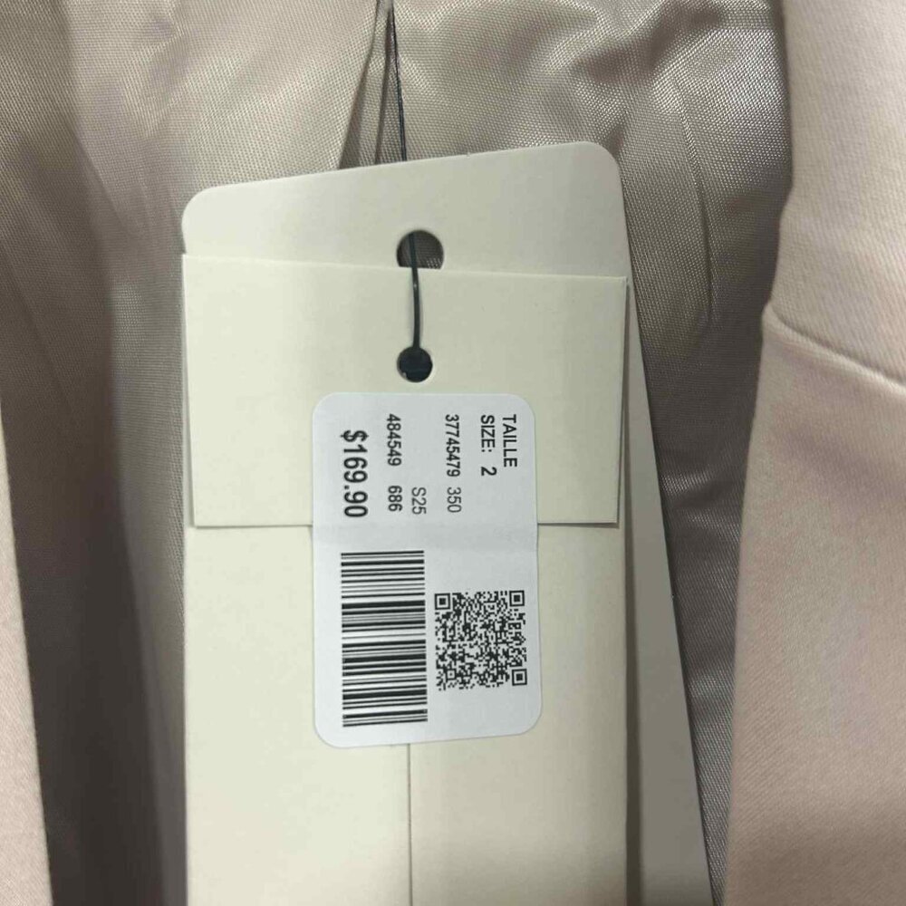 RW & Co. Women's Light Pink Blazer Jacket – Size 2 – New with Tags - Picture 2 of 6